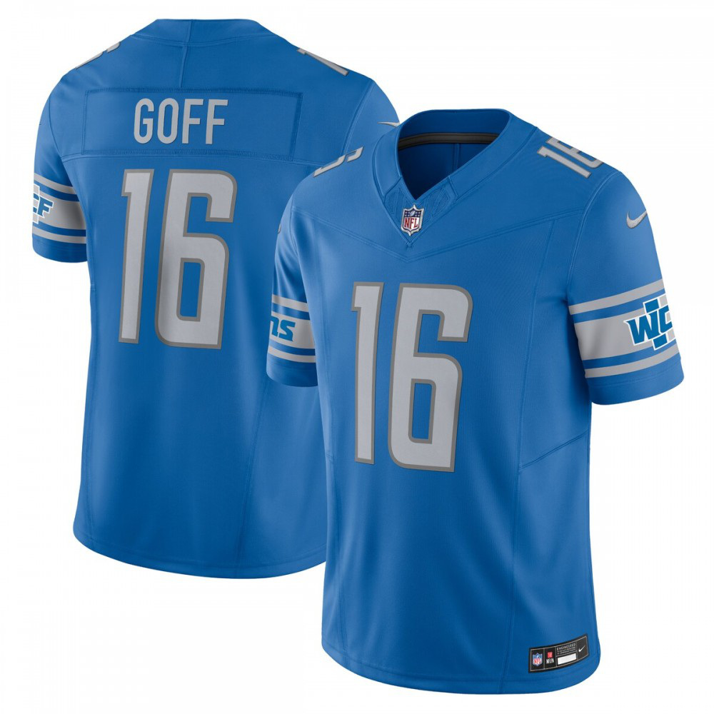 Jared Goff Detroit Lions Nike Vapor F.U.S.E. Limited Jersey - Blue-Profan Arena